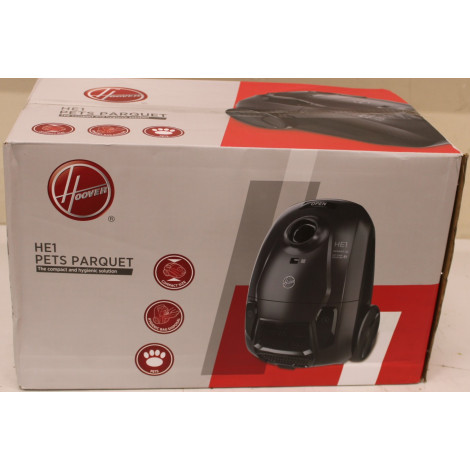 SALE OUT. Hoover HE120PET 011 Vacuum cleaner, Bagged, Power 700 W, Bag 2.5 L, Working radius 8.2 m, Black/Grey | Hoover Vacuum C
