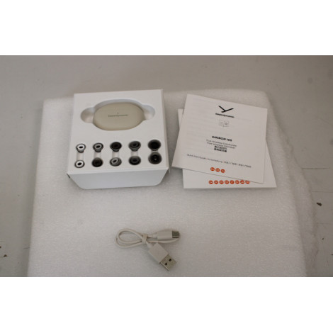 SALE OUT. Beyerdynamic Amiron 100 cream TWS Earphones with charging case, 5 pairs of eartips and USB cable | SALE OUT. Beyerdyna