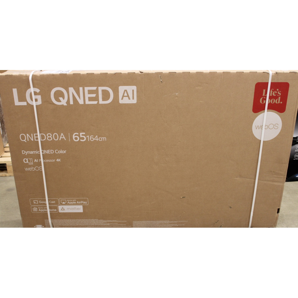 SALE OUT. | LG 65QNED80A3A | 65 | Smart TV | webOS | UHD | DAMAGED PACKAGING