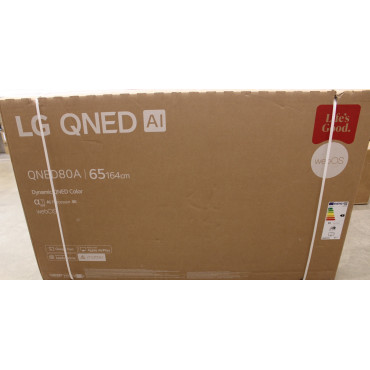 SALE OUT. | LG 65QNED80A3A | 65 | Smart TV | webOS | UHD | DAMAGED PACKAGING