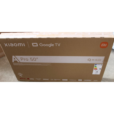 SALE OUT. Xiaomi QLED TV A Pro 2026 50" | SALE OUT. | Xiaomi QLED TV A Pro 2026 | 50 | Smart TV | Google TV | 4K UHD | DAMAGED P