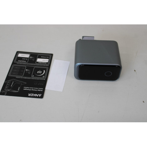 SALE OUT. Anker Prime Charger, 3 Ports, Silver | Anker Prime Charger, 3 Ports, 160W, Silver | UNPACKED, MISSING INNER PACKAGING