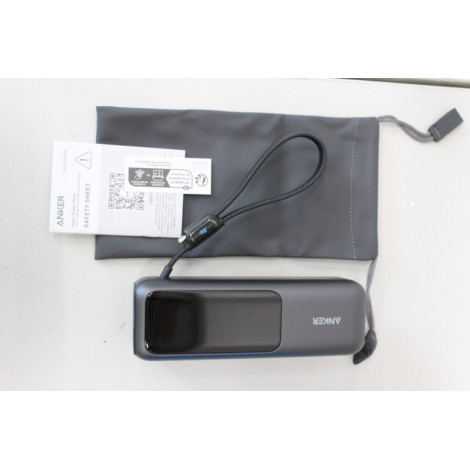 SALE OUT. Anker Zolo Powerbank | A1695H11 | 25000 mAh | Built-In USB-C and Retractable Cable) | Grey | UNPACKED, SCRATCHED ON SC