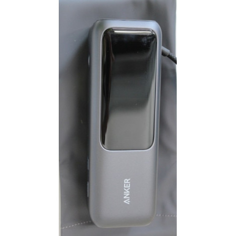 SALE OUT. Anker Zolo Powerbank | A1695H11 | 25000 mAh | Built-In USB-C and Retractable Cable) | Grey | UNPACKED, SCRATCHED ON SC