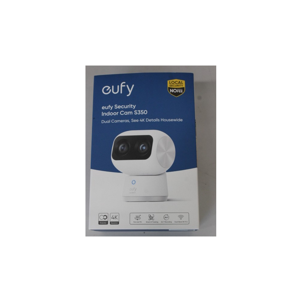 SALE OUT. Anker Eufy Security Indoor Cam S350, White | Anker Eufy Security Indoor Camera | S350 | 24 month(s) | Tabletop | Wide-