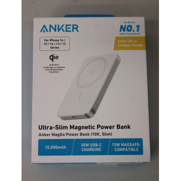 SALE OUT. Anker Power Bank | MagGo | 10000 mAh | White | DEMO