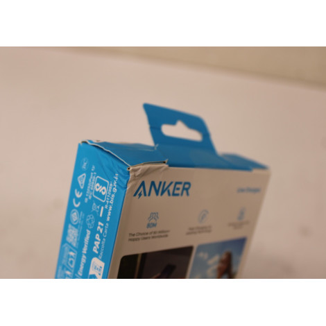Anker Power Bank with Built-In USB-C Cable | A1688H11 | 10000 mAh | Black | DAMAGED PACKAGING