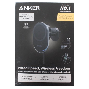 SALE OUT. Anker Prime Wireless Car Charger Qi2.2 25W wireles charging (MagGo, AirCool, Pad) | Anker Prime Wireless Car Charger Q