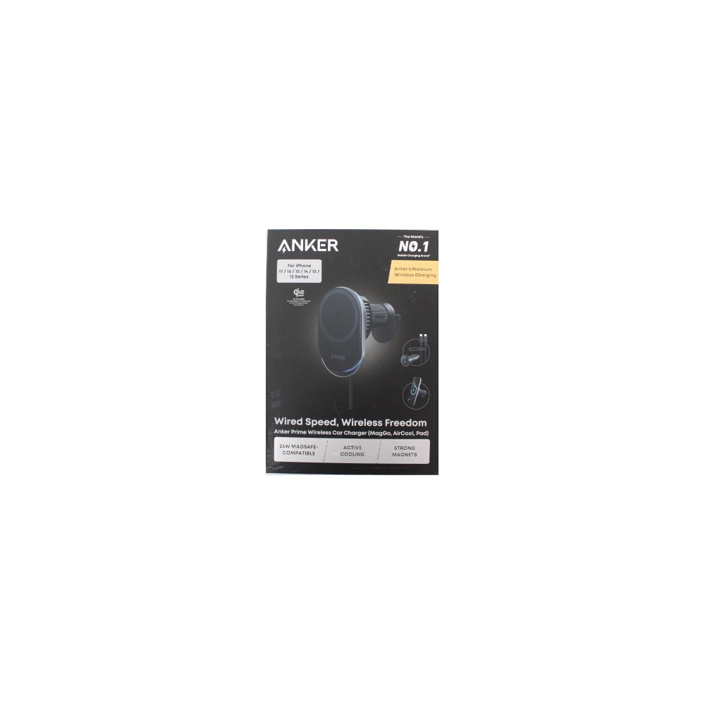 SALE OUT. Anker Prime Wireless Car Charger Qi2.2 25W wireles charging (MagGo, AirCool, Pad) | Anker Prime Wireless Car Charger Q