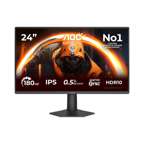AOC 24G50F | 24 " | IPS | FHD | 16:9 | 180 Hz | 4 ms | 1920 x 1080 pixels | 300 cd/m | HDMI ports quantity 1 | Black