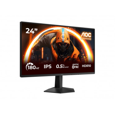 AOC 24G50F | 24 " | IPS | FHD | 16:9 | 180 Hz | 4 ms | 1920 x 1080 pixels | 300 cd/m | HDMI ports quantity 1 | Black