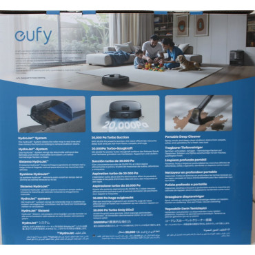 SALE OUT. Anker Eufy Robot Vacuum Cleaner Omni E28, Black | Anker Eufy Robot Vacuum Cleaner | Omni E28 | Wet&Dry | Dust capacity