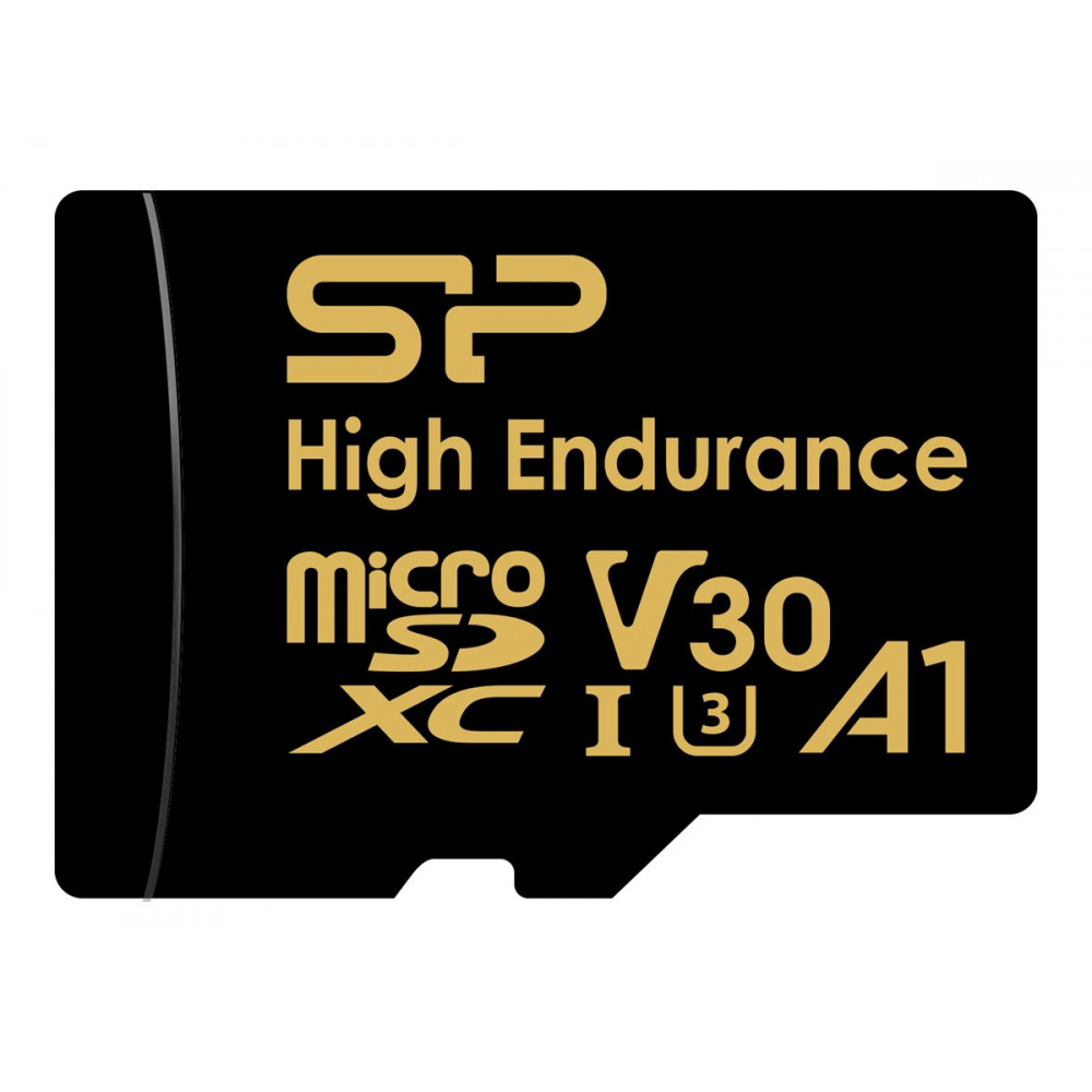 Silicon Power Flash memory card | Golden Series | 128 GB | Flash memory class A1, V30, UHS-I U3 | microSDXC
