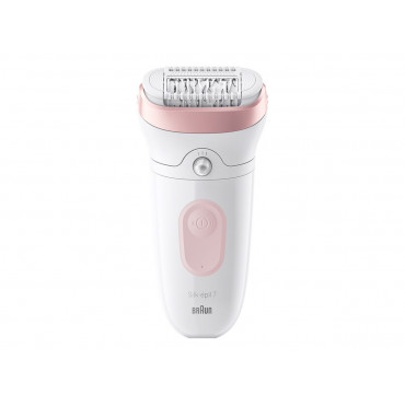 Braun Epilator | SE7030 Silk-épil Series 7 | Operating time (max) 40 min | Number of power levels 2 | Wet & Dry | White/Pink
