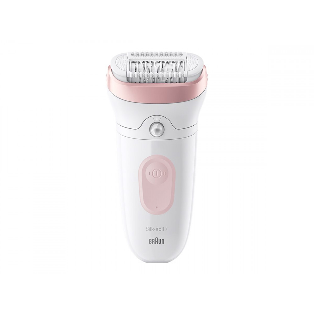 Braun Epilator | SE7030 Silk-épil Series 7 | Operating time (max) 40 min | Number of power levels 2 | Wet & Dry | White/Pink