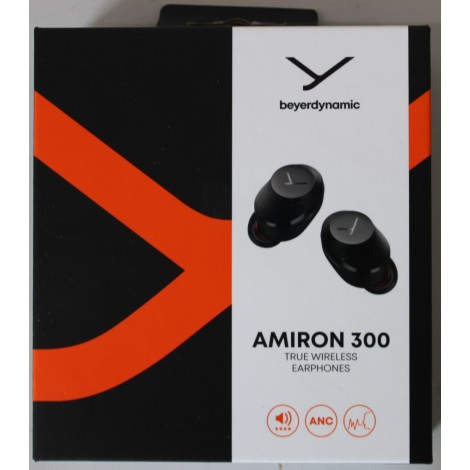 SALE OUT. Beyerdynamic AMIRON 300 TWS black TWS Earphones with charging case, eartips and USB cable | SALE OUT. | Beyerdynamic T