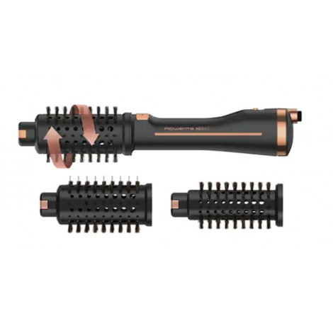 Rowenta Hair brush | Ultimate Experience Virtuose CF9625F0 | Ion conditioning | 750 W | Black