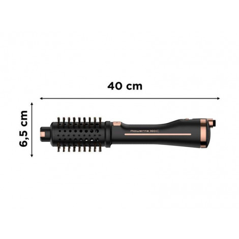 Rowenta Hair brush | Ultimate Experience Virtuose CF9625F0 | Ion conditioning | 750 W | Black