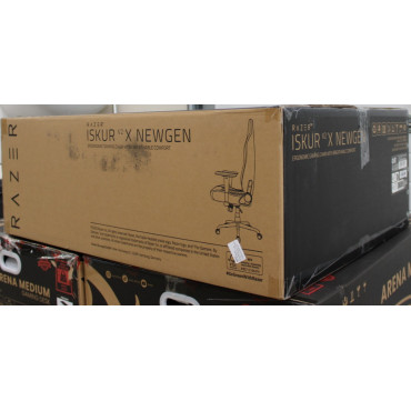 SALE OUT. | Razer Iskur V2 X NewGen | Gaming Chair | Black/Green | DAMAGED ITEM AND PACKAGING. ITEM SCRATCHED, DIRTY. MISSING: G