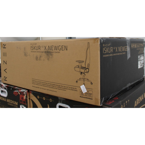SALE OUT. | Razer Iskur V2 X NewGen | Gaming Chair | Black/Green | DAMAGED ITEM AND PACKAGING. ITEM SCRATCHED, DIRTY. MISSING: G