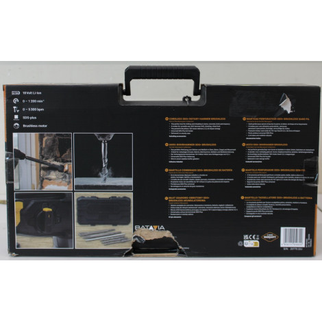SALE OUT. Batavia 18V brushless hammer drill 2.2 J / SDS+ / Without battery and charger in BMC | Batavia B.V. 18V Cordless Brush