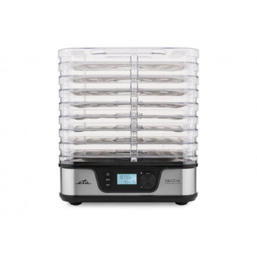 ETA Food dryer | ETA930190000 Secca Premium | Power 380 W | Number of trays 8 | Temperature control | Integrated timer | Silver