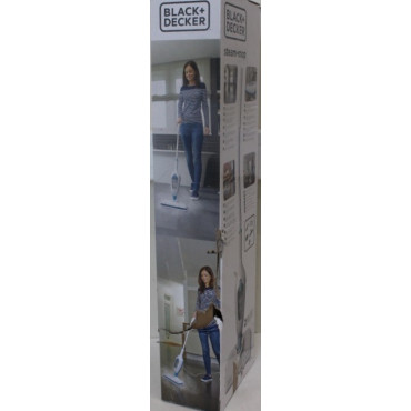 BLACK & DECKER | Steam Mop | FSMH13E5-QS | Corded operating | 1300 W | White | Warranty 9 month(s) | DAMAGED PACKAGING
