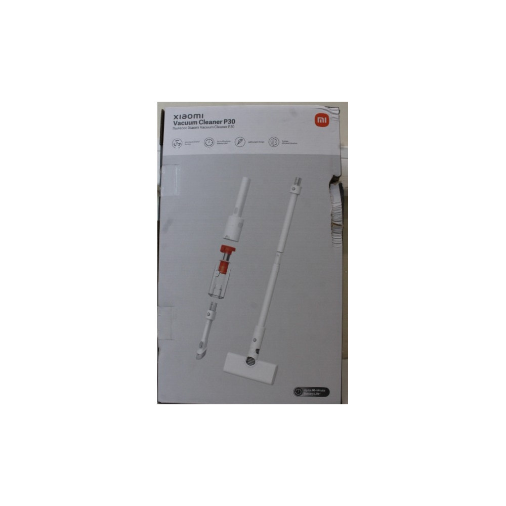 SALE OUT. | Xiaomi Vacuum Cleaner | P30 | Cordless operating | 180 W | 14.4 V | Operating time (max) 40 min | White | Warranty 2