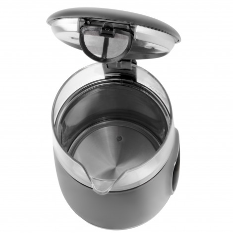 Adler Kettle with LED Display | AD 1305 | Electric | 2200 W | 1.7 L | Plastic | 360 rotational base | Grey