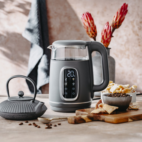 Adler Kettle with LED Display | AD 1305 | Electric | 2200 W | 1.7 L | Plastic | 360 rotational base | Grey