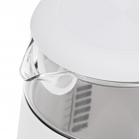 Adler Kettle with LED Display | AD 1305 | Electric | 2200 W | 1.7 L | Plastic | 360 rotational base | White/Silver