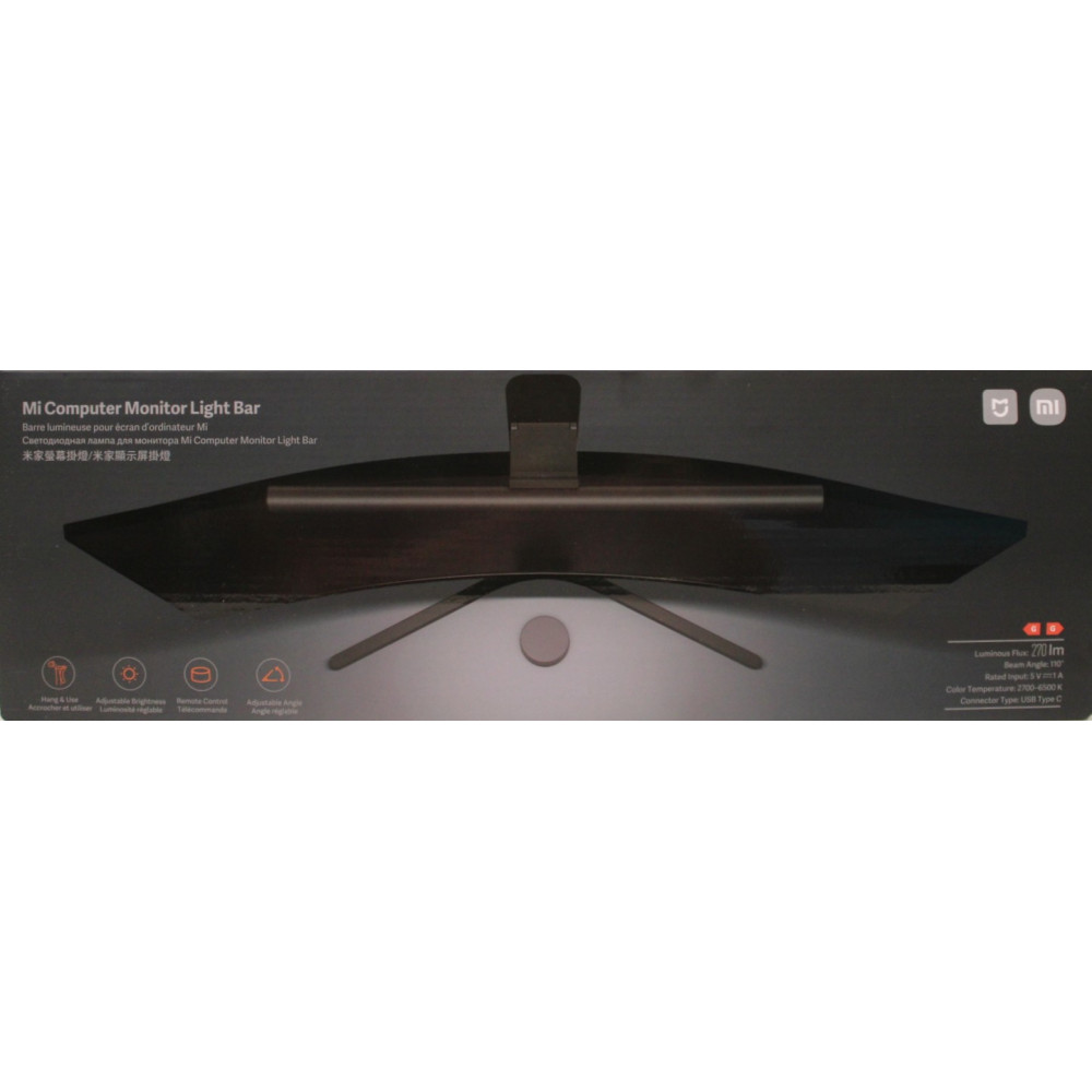 SALE OUT. Xiaomi Mi Computer Monitor Light Bar | SALE OUT. | Xiaomi Mi Computer Monitor Light Bar | BHR4838GL | Black | DEMO, SC