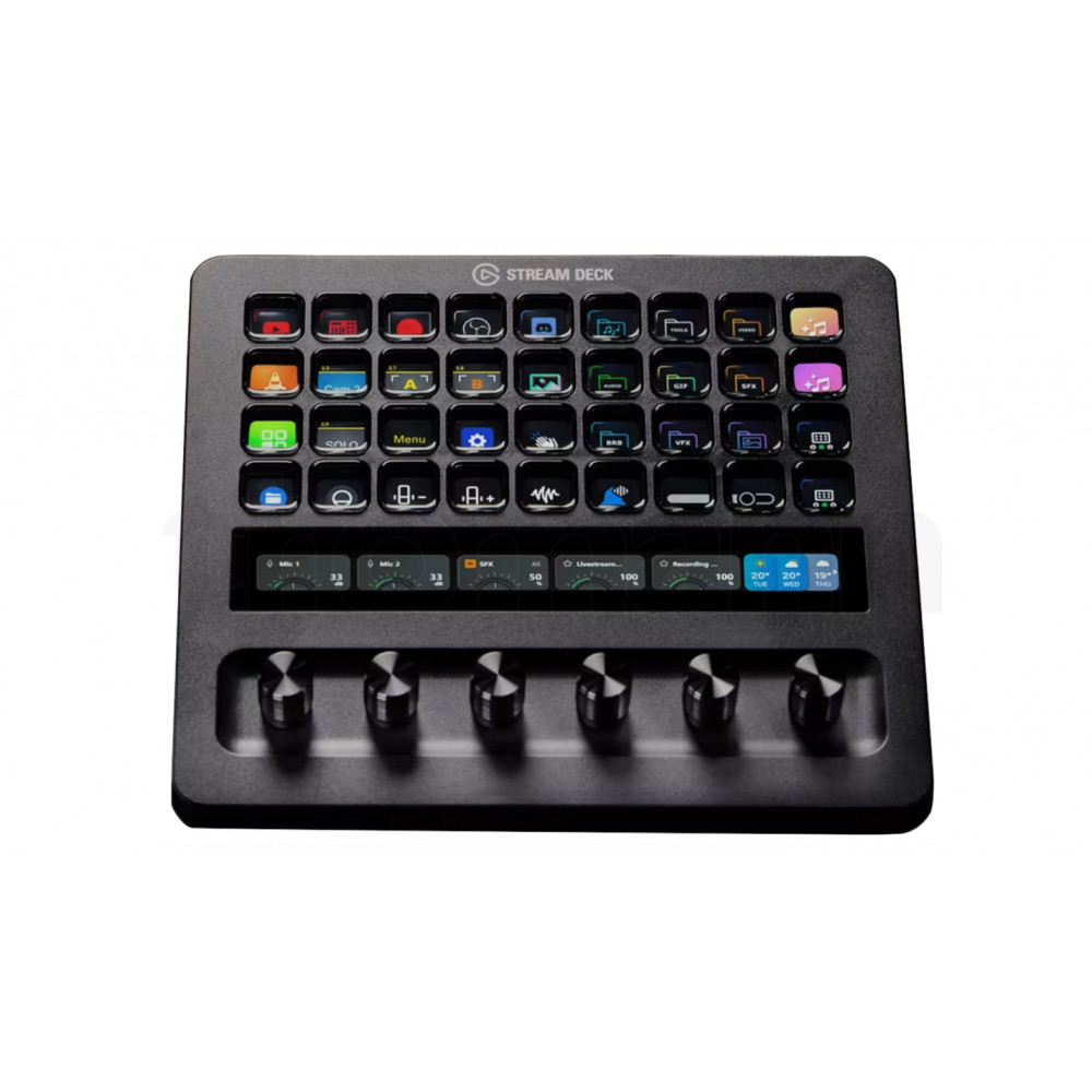 Elgato Stream Deck+ XL | Multi-touch controller | Black