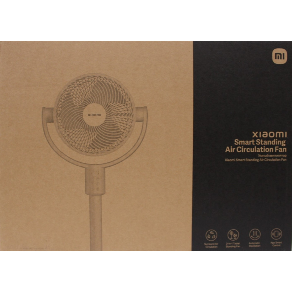 SALE OUT. Smart Standing Air Circulation Fan EU | Stand Fan | Diameter 32 cm | Number of speeds 100 | Oscillation | White | DEMO