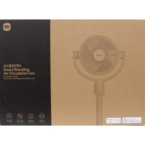 SALE OUT. Smart Standing Air Circulation Fan EU | Stand Fan | Diameter 32 cm | Number of speeds 100 | Oscillation | White | DEMO