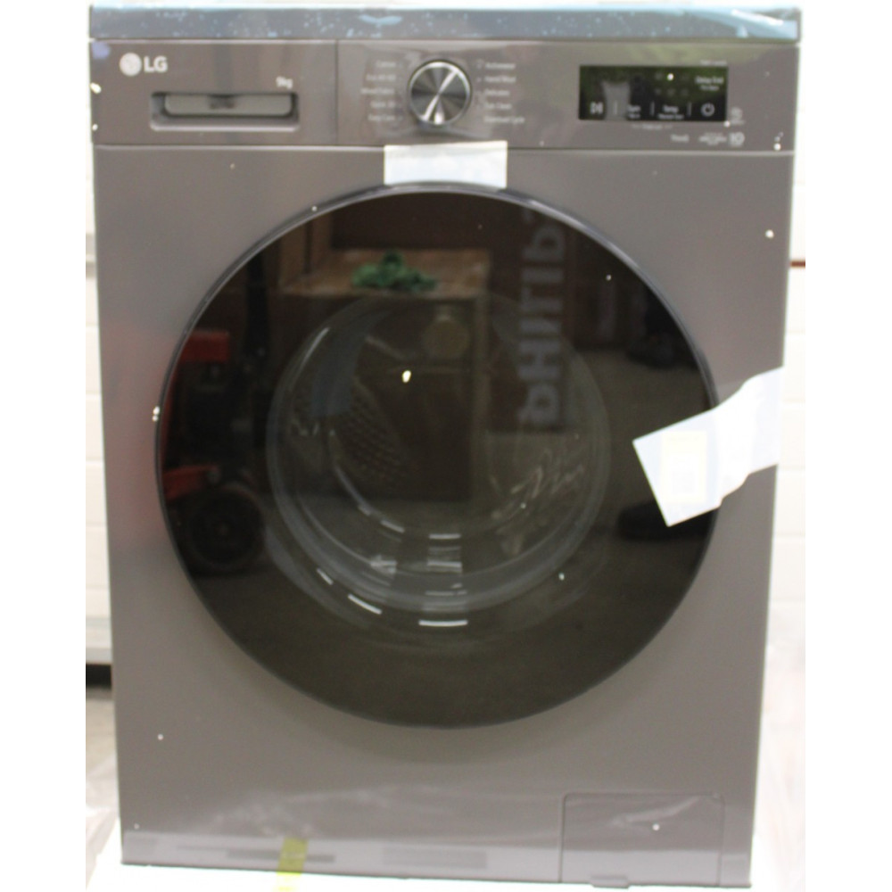 SALE OUT. LG F4X1009NMB Washing machine, A, Front loading, Washing capacity 9 kg, Depth 55 cm, 1400 RPM, Black | SALE OUT. | LG 