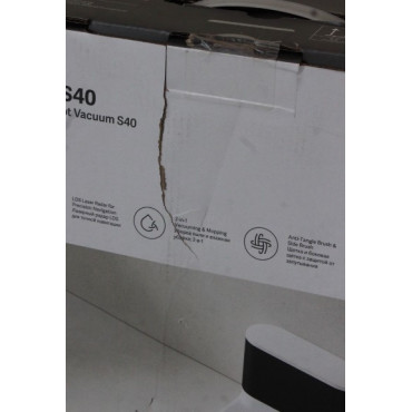 SALE OUT. Xiaomi Robot Vacuum S40 EU | Xiaomi Robot Vacuum S40 EU | Wet&Dry | 5200 mAh | Dust capacity 0.52 L | 10000 Pa | White