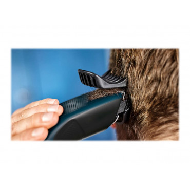 Philips | Hair clipper | HC3505/15 | Corded | Number of length steps 13 | Step precise 2 mm | Black/Blue