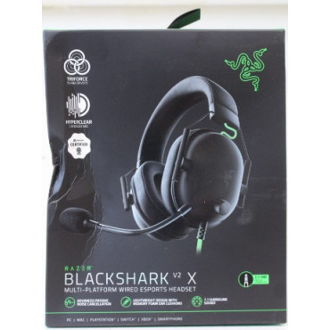 SALE OUT. Razer BlackShark V2 X Gaming Headset, Over-Ear, Wired, Microphone, Black | Razer | Gaming Headset | BlackShark V2 X | 