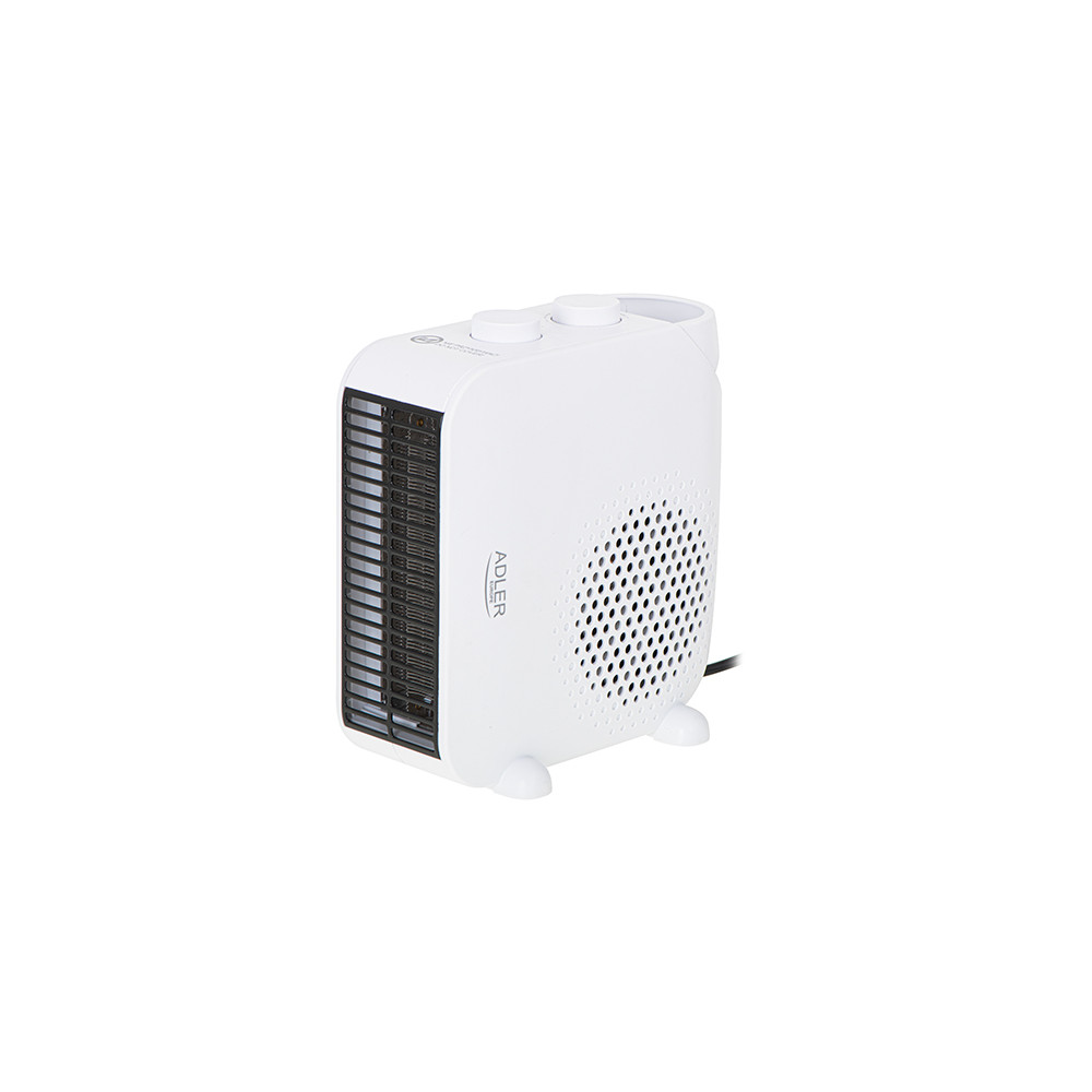Adler | Heater | AD 7725w | Fan heater | 2000 W | Number of power levels 2 | White | N/A