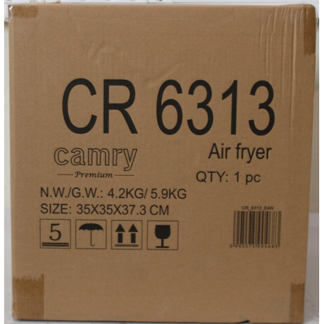 SALE OUT. Camry CR 6313 Airfryer Oven, 12 programs, Capacity 5l, White | Camry Airfryer Oven | CR 6313 | Power 2000 W | Capacity