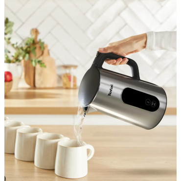 TEFAL Selection KI871DE0 | Kettle | Electric | 1500 W | 1.7 L | Plastic | 360 rotational base | Stainless steel