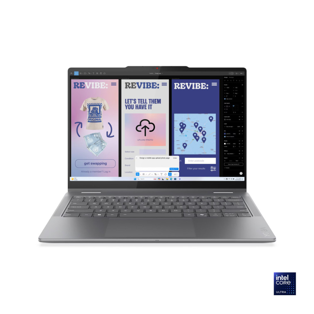Lenovo- Yoga 7 2-in-1 14ILL10 Intel | Luna Grey | 14 " | OLED | Touchscreen | WUXGA | 1920 x 1200 pixels | Glossy | Intel Core U