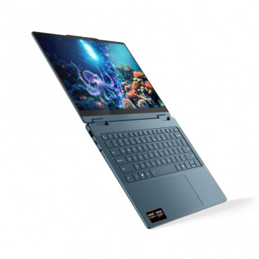 Lenovo- Yoga 7 2-in-1 14AKP10 AMD | Tidal Teal | 14 " | OLED | Touchscreen | WUXGA | 1920 x 1200 pixels | Glossy | AMD Ryzen AI 