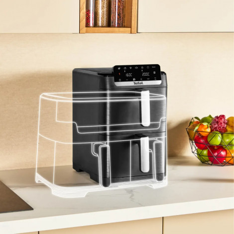 Tefal EY7528E0 Easy Fry Crispy Stack Double basket Airfryer, 10 L