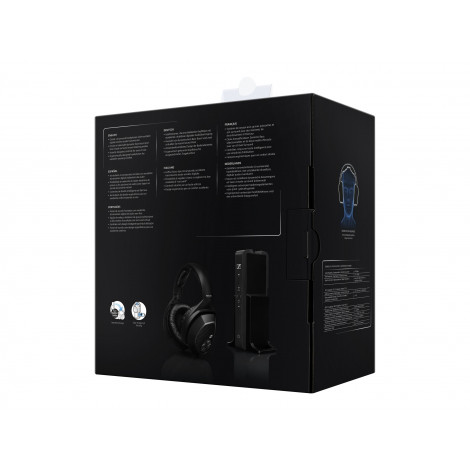Sennheiser | Wireless Headphones | RS 175-U | Over-ear | Black | Wireless