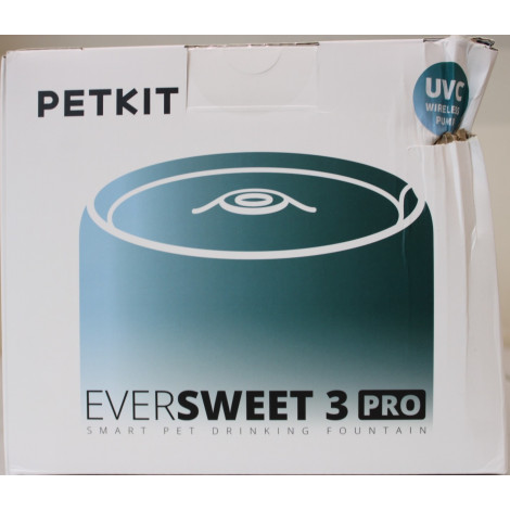 SALE OUT. Petkit Eversweet 3 Pro Drinking Fountain, UVC Wireless Pump, White | PETKIT | Smart Pet Drinking Fountain | Eversweet 