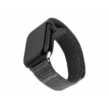 Fixed | Sporty Strap for Apple Watch 38/40/41mm | 160-210 mm | Dark gray | Nylon