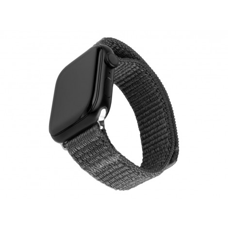 Fixed | Sporty Strap for Apple Watch 38/40/41mm | 160-210 mm | Dark gray | Nylon