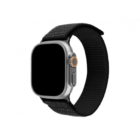 Fixed | Sporty Strap for Apple Watch Ultra 49mm | 160-210 mm | Black | Nylon